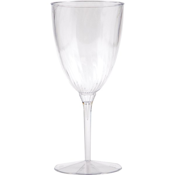 Sensations Clear Plastic Wine Glasses, 8oz, 96PK 347889